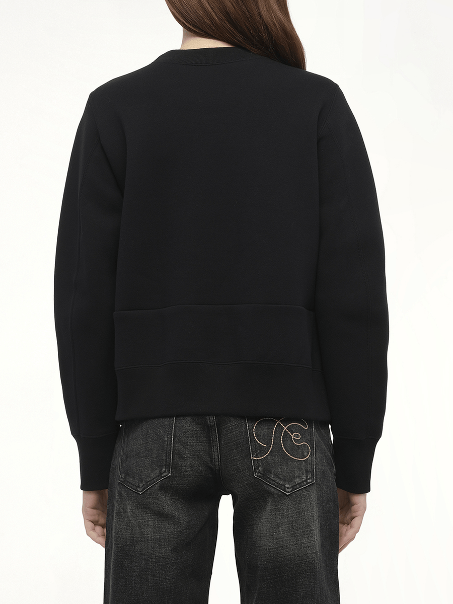 Sponge Sweat Pullover in Black