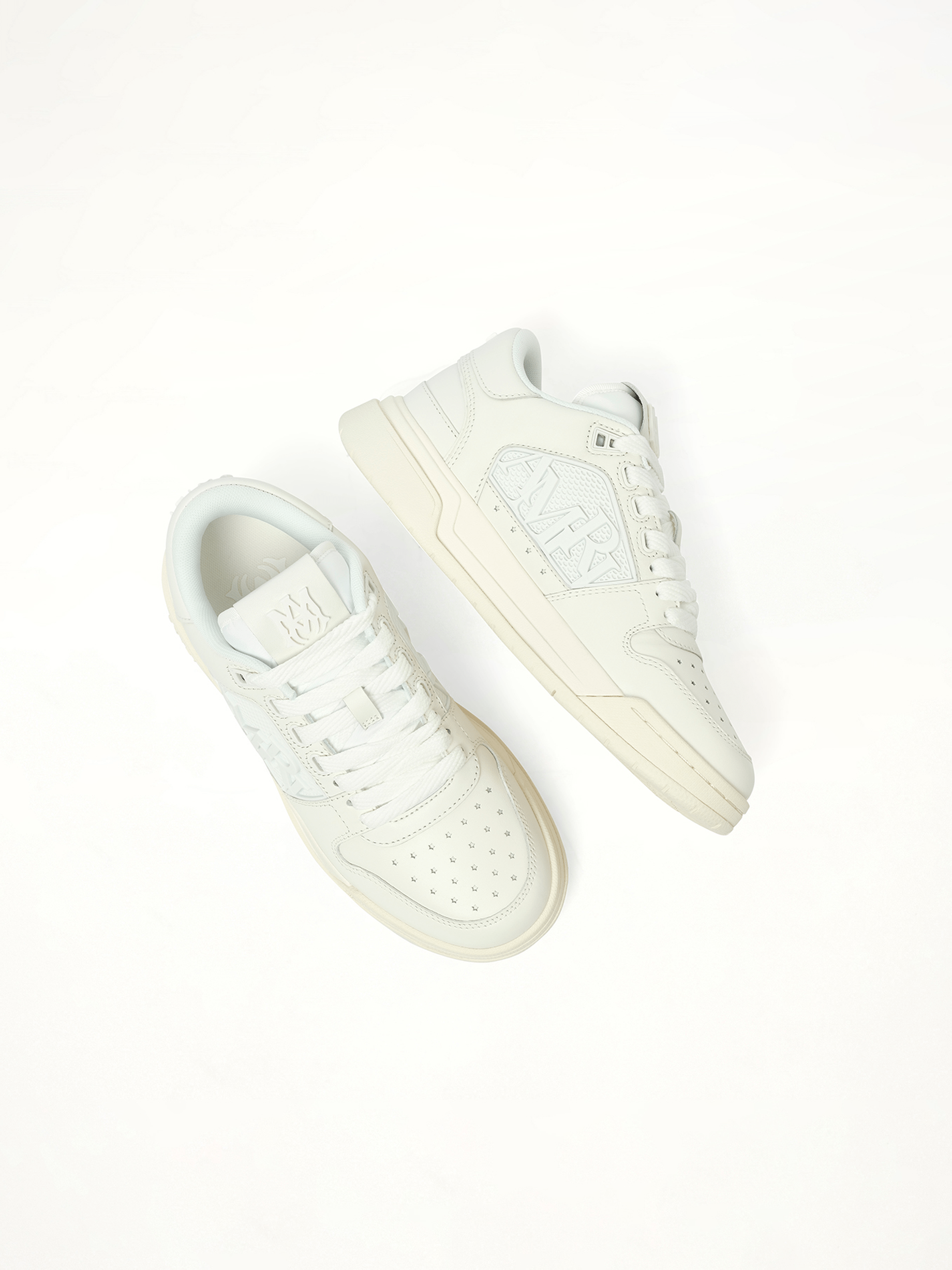 Classic Low Sneaker in White Back View | AMIRI