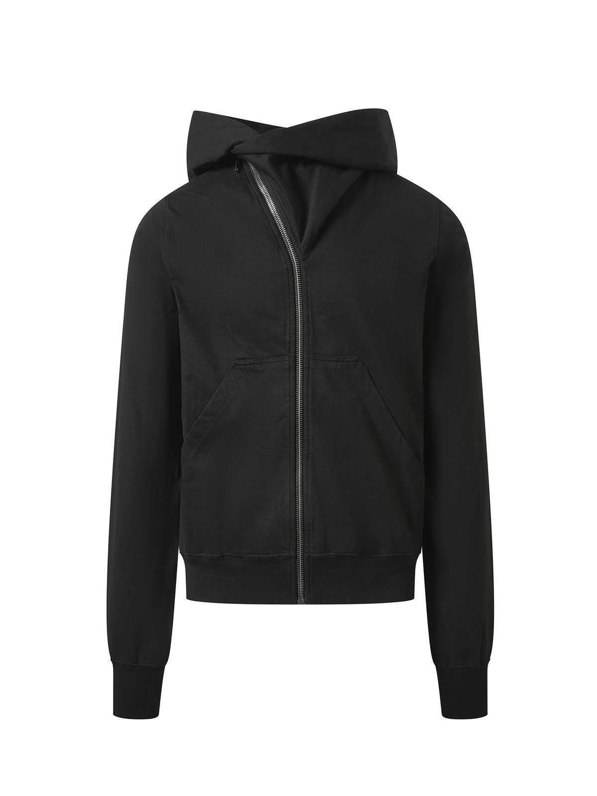 Rick Owens Drkshdw Cotton Jersey Mountain Hoodie in Black