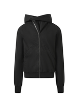 Rick Owens Drkshdw Cotton Jersey Mountain Hoodie in Black