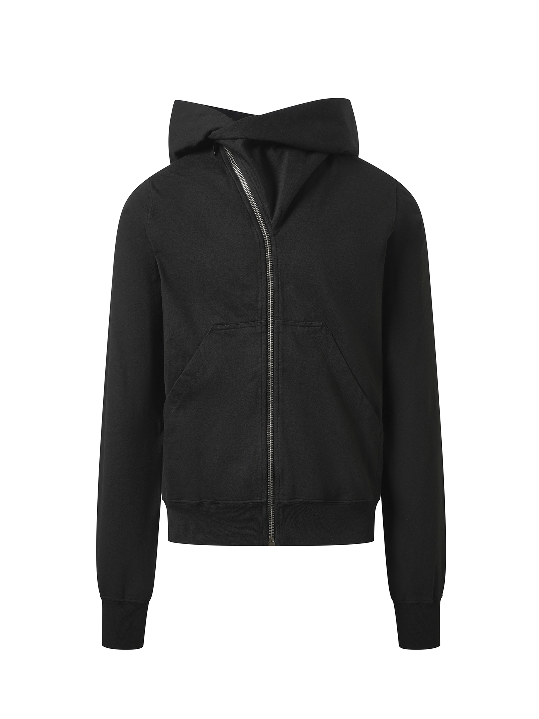 Rick Owens Drkshdw Cotton Jersey Mountain Hoodie in Black