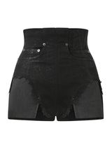 Rick Owens Drkshdw Dirt Cutoffs Shorts in Black