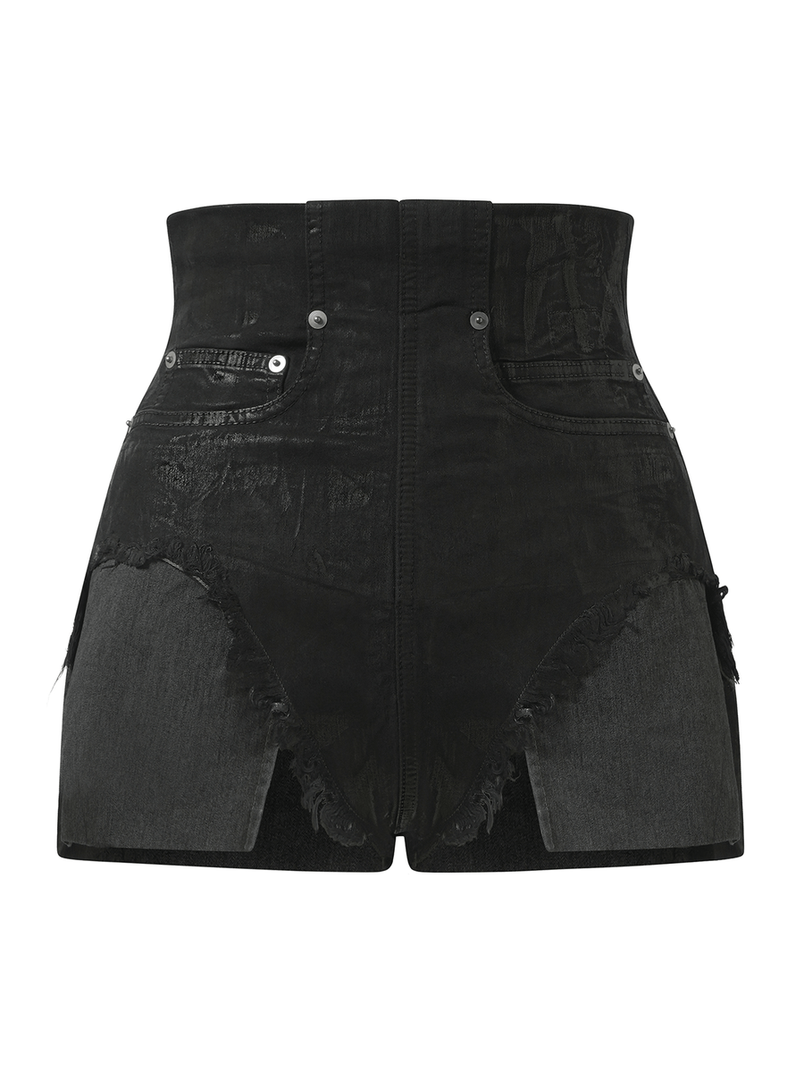 Rick Owens Drkshdw Dirt Cutoffs Shorts in Black