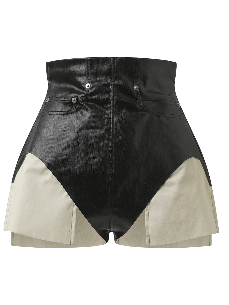 Rick Owens Dirt Cutoff Shorts in Black