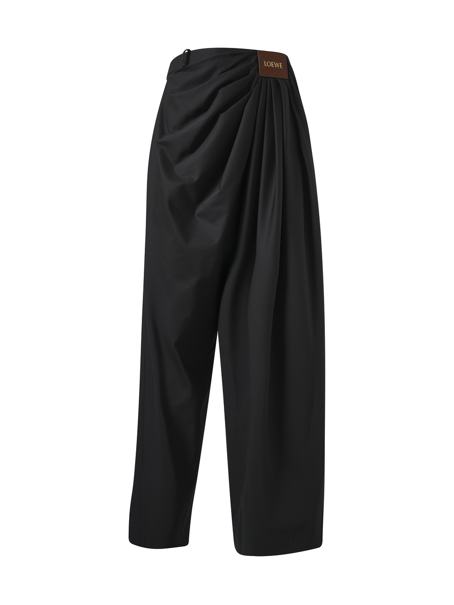 Loewe Draped Trouser in Black