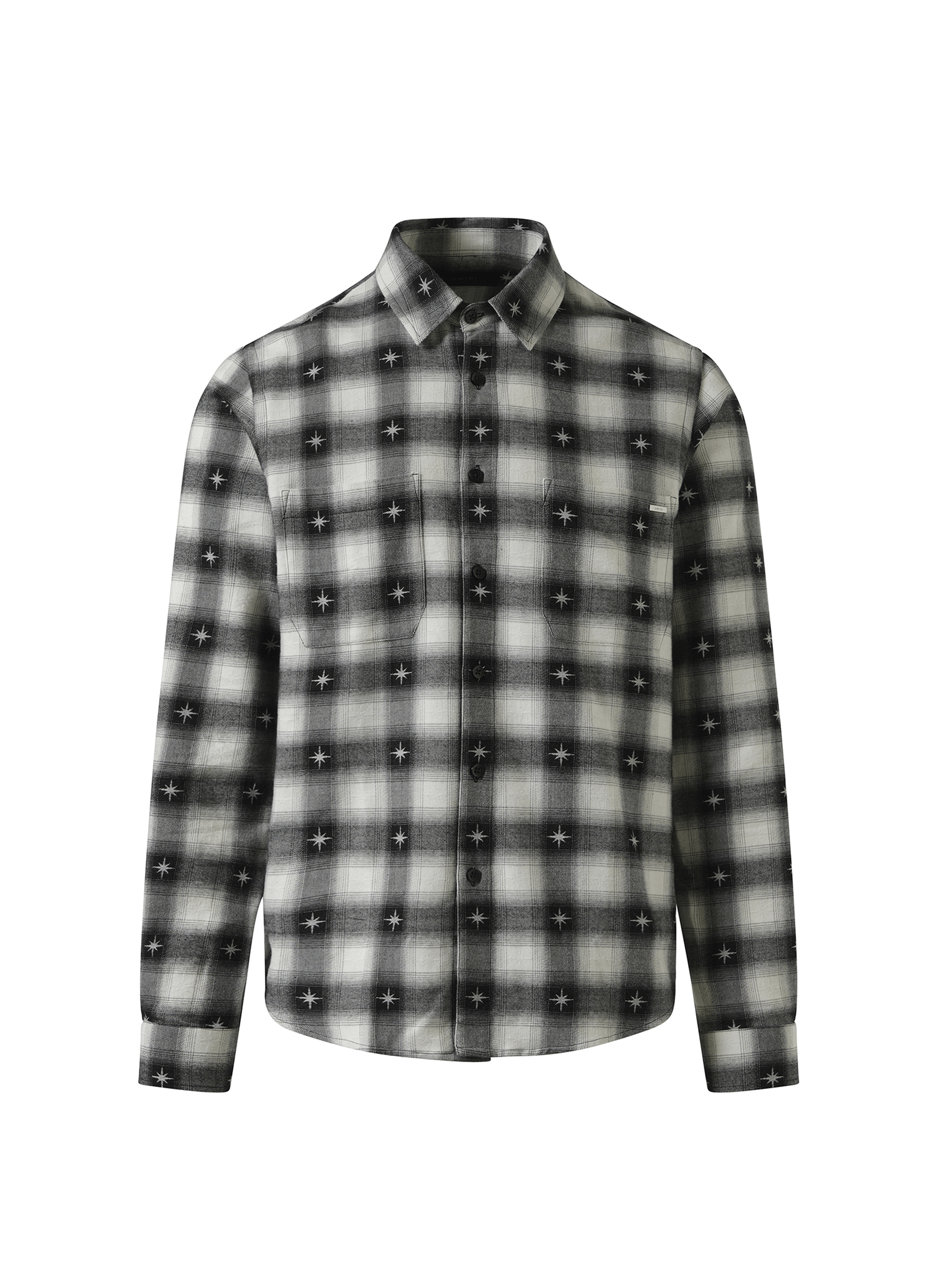 AMIRI Starburst Flannel in Black MARAIS