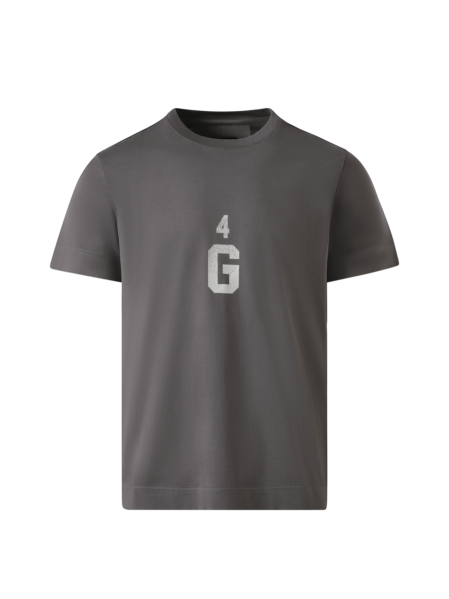 Givenchy Four G Dyed Logo T-Shirt in Quartz Grey