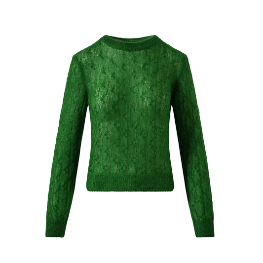 Knit Sweater in Green