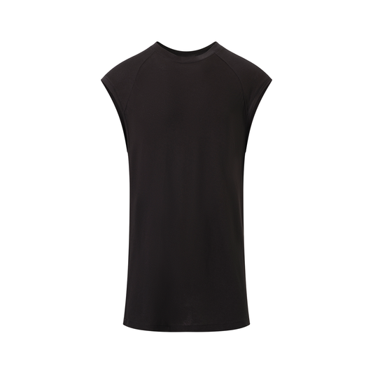 Long Tank Top in Soot