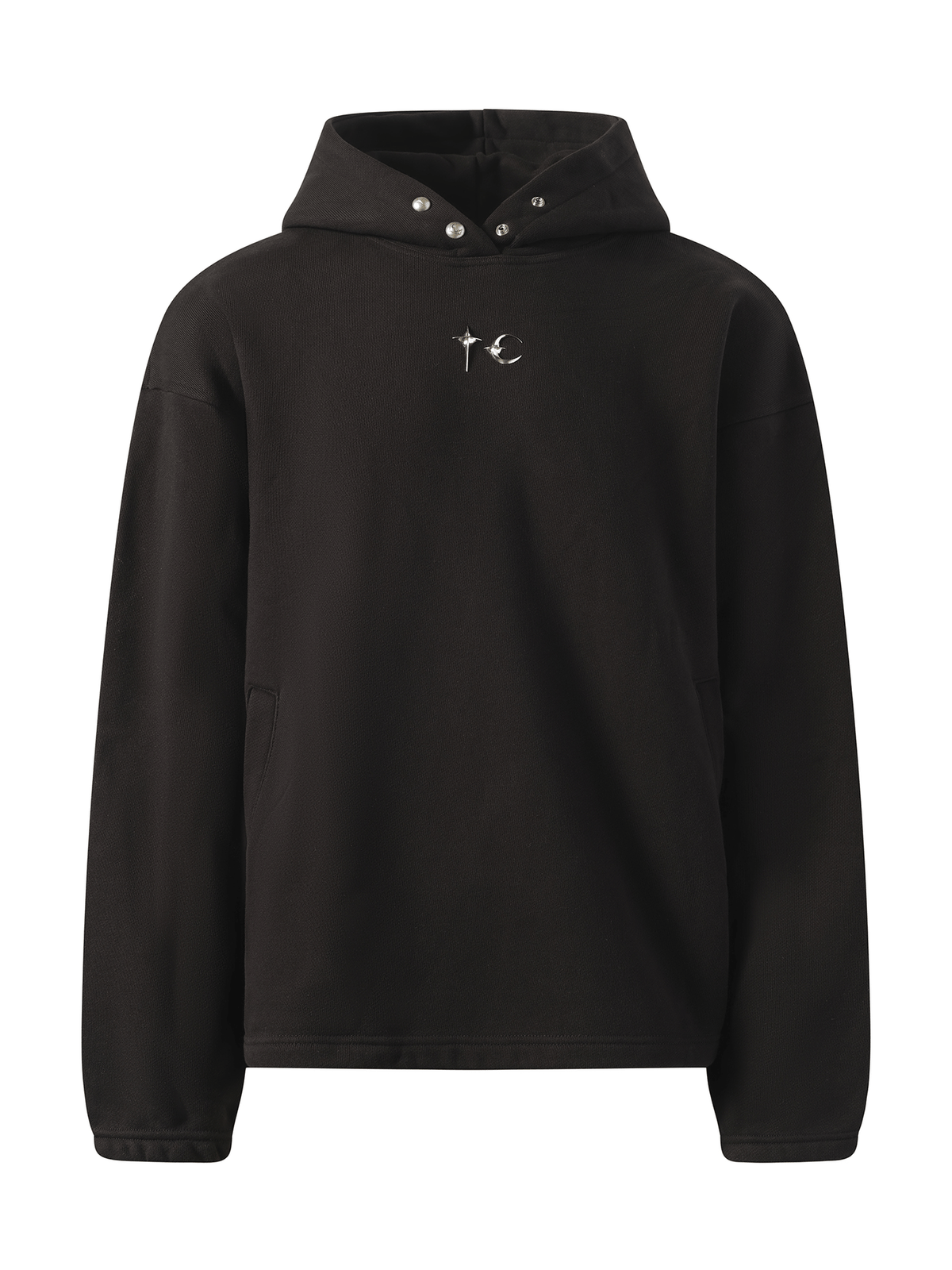 Thug Club Color Emblem Hoodie in Black