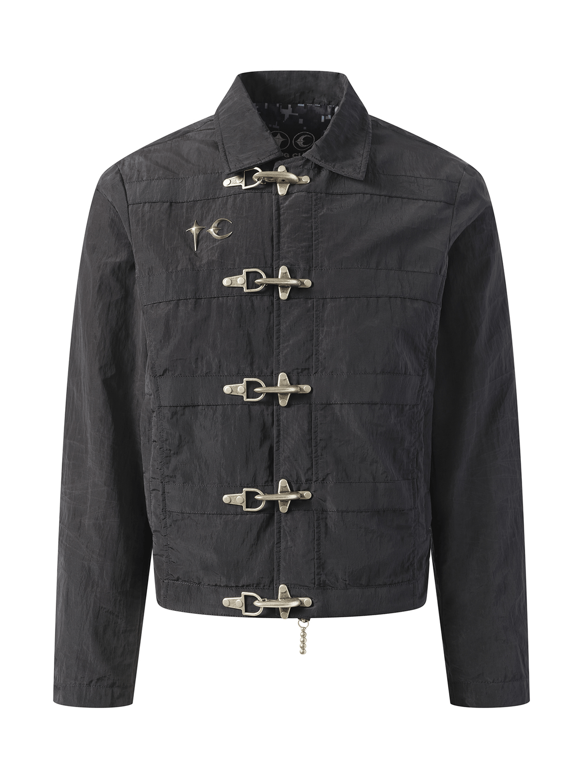 Thug Club Scarred Bio Soldier Jacket in Black