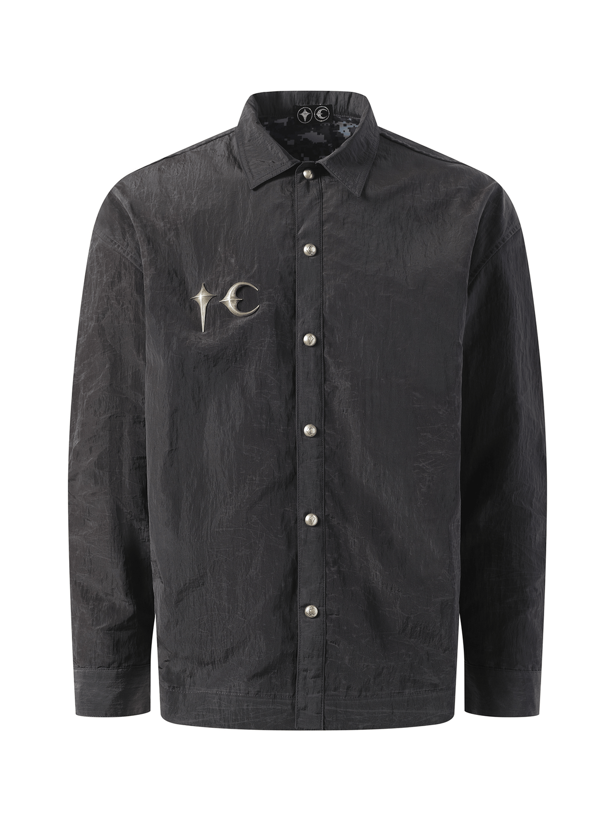 Thug Club Scarred Officer Shirt in Black
