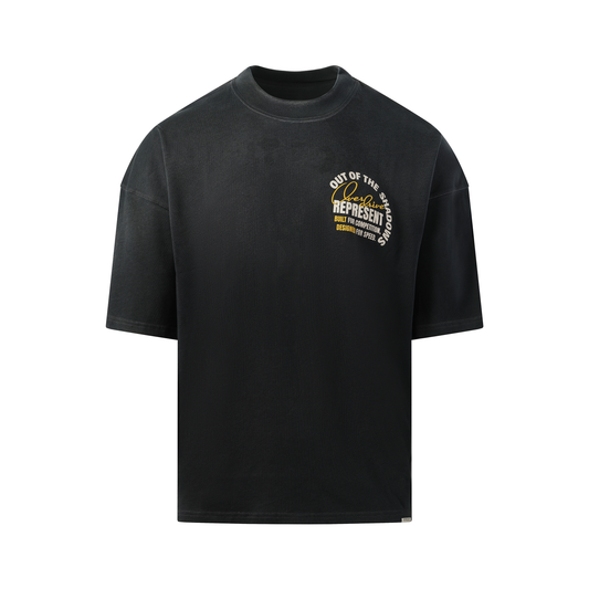 Out Of The Shadows T-Shirt in Stained Black