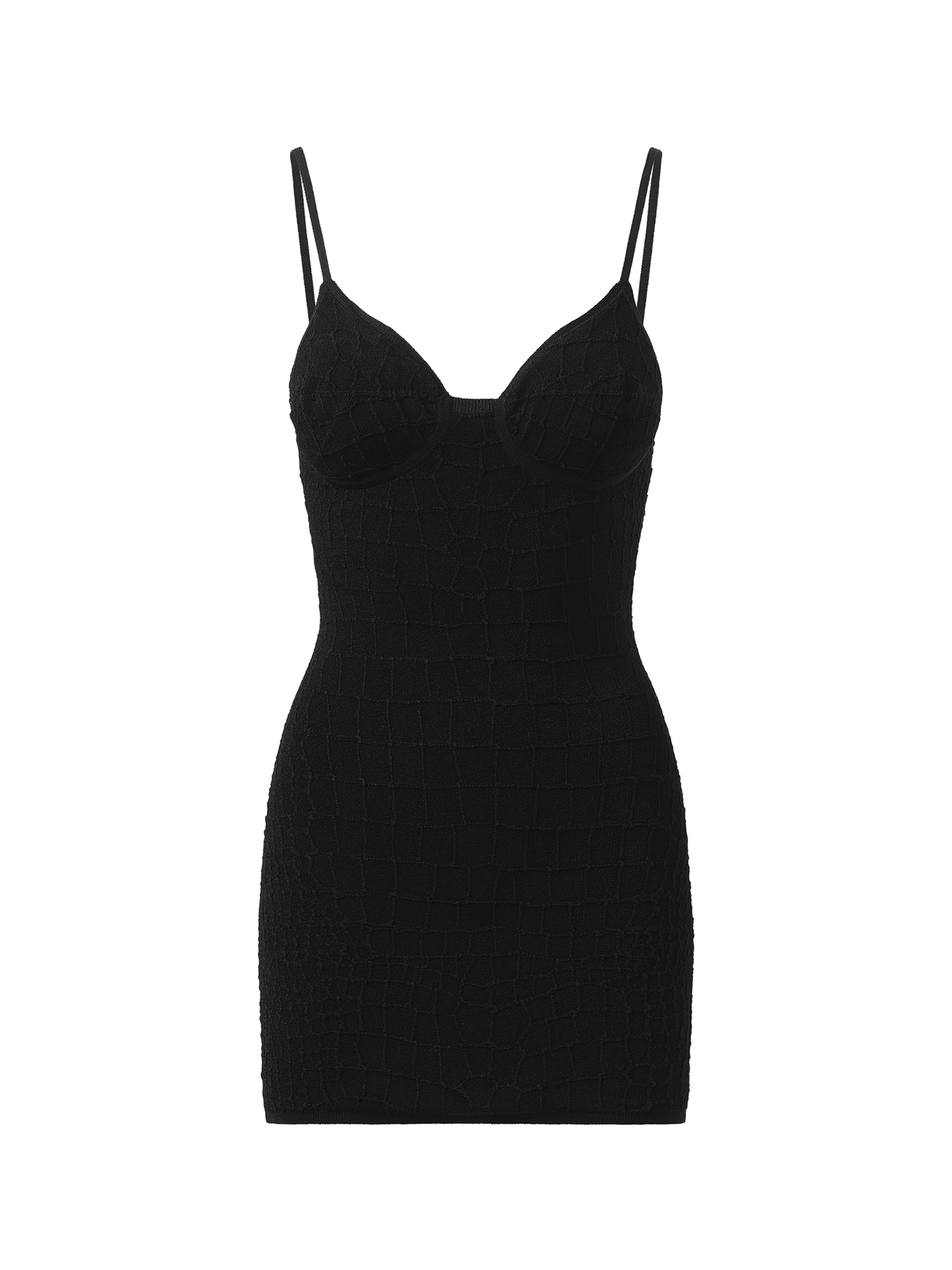 Jacquemus La Mini Robe Scala in Black