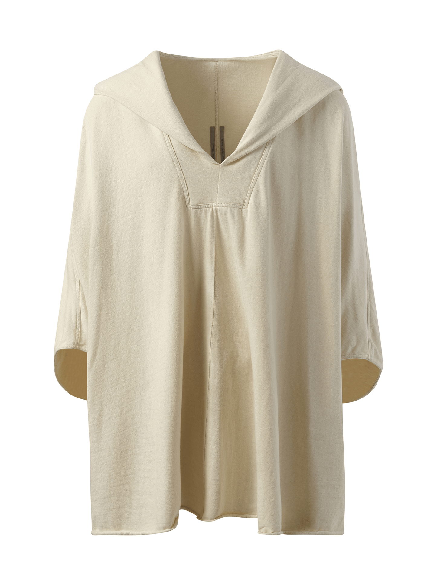 Rick Owens Hooded Kaftan in Natural
