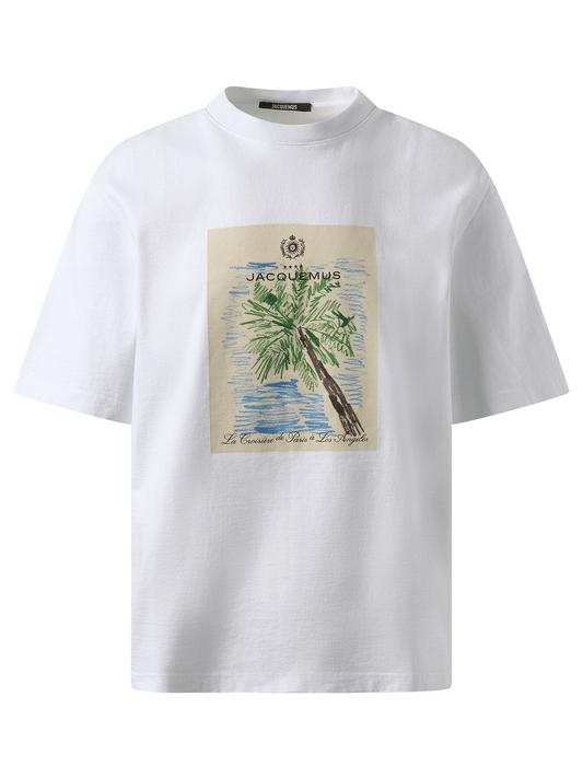Jacquemus Le T-Shirt Arty Hotel in White