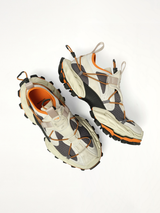 Hike Sneaker in Beige/Orange Top View | BALENCIAGA