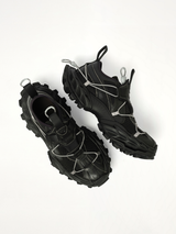 Hike Sneaker in Black Top View | BALENCIAGA