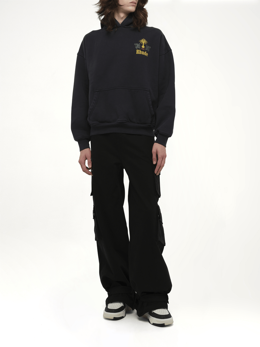 Rhude Rhude Tabaco Hoodie in Vintage Black