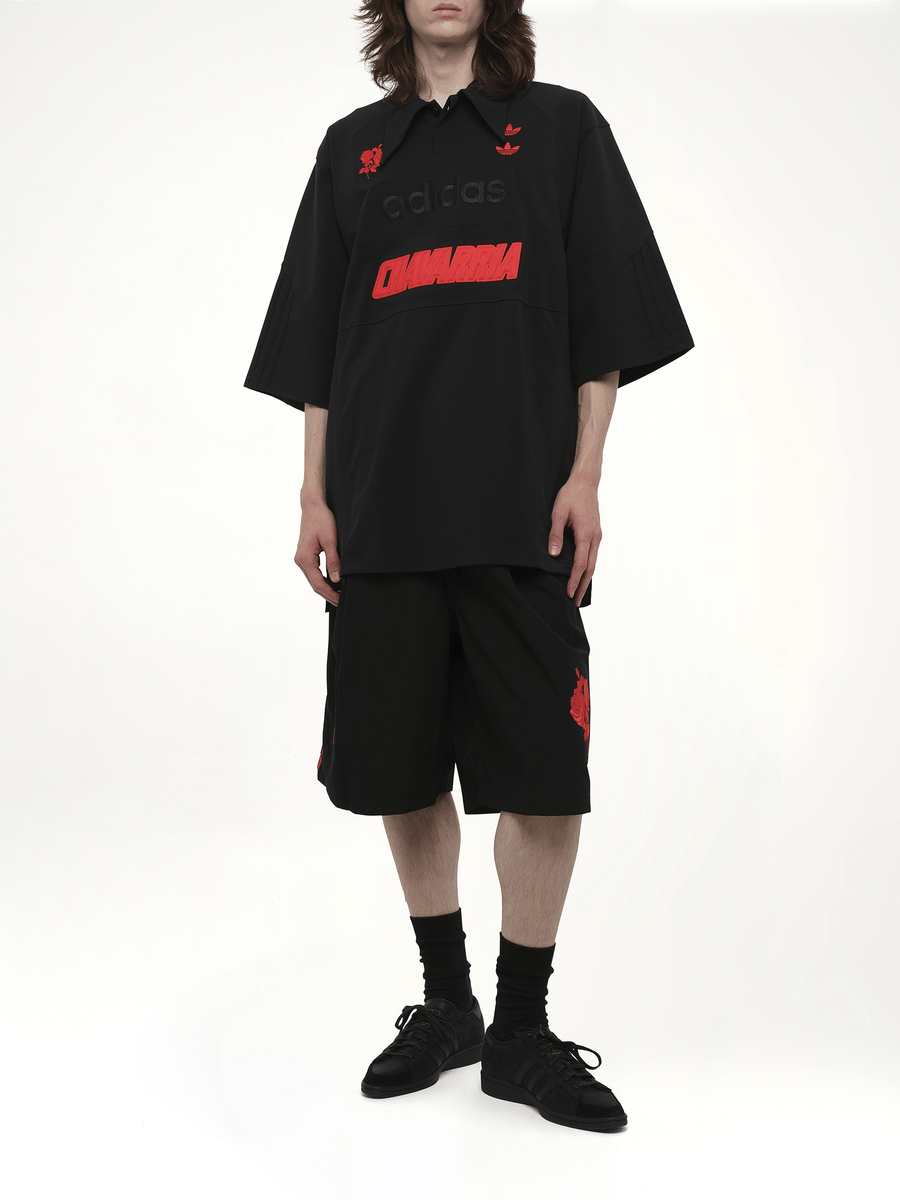 Willy Chavarria Adidas X Chavarria Polo in Black