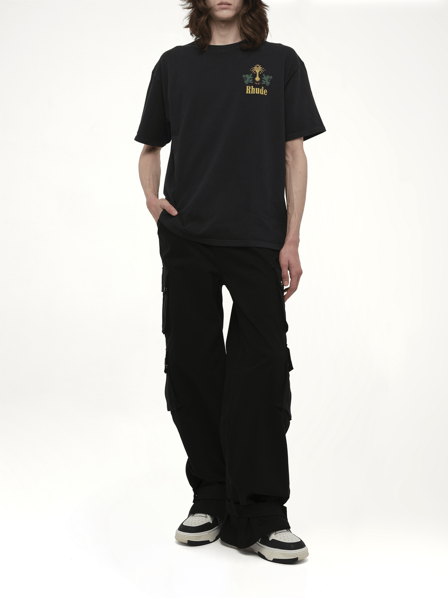 Rhude Rhude Tabaco T-Shirt in Vintage Black