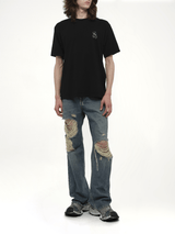 Undercover Small Teddy Bear Printed T-Shirt in Black