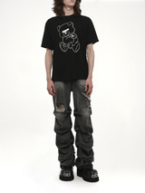 Undercover Teddy Bear Printed T-Shirt in Black