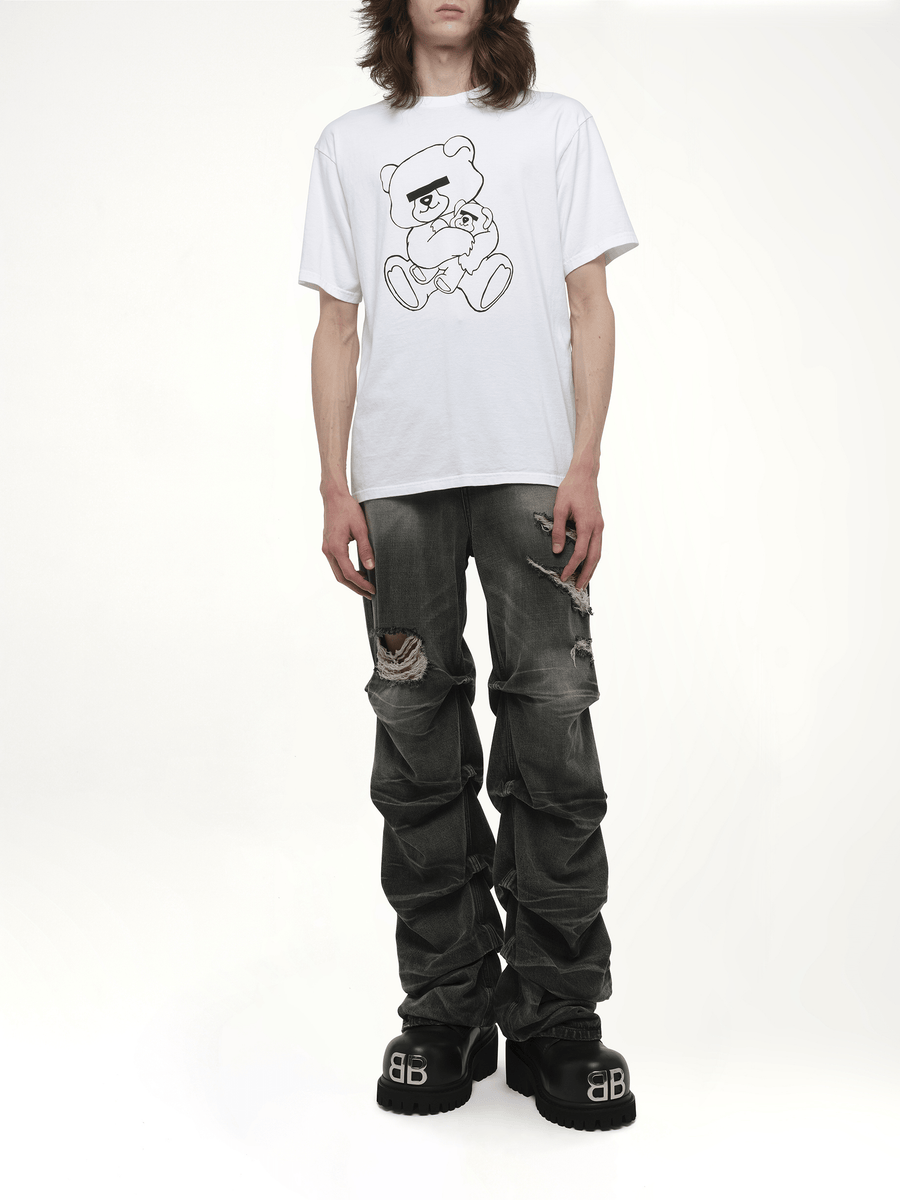 Undercover Teddy Bear Printed T-Shirt in White