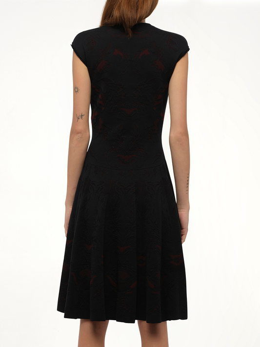 Amq - Flower Lace Dress in 1046