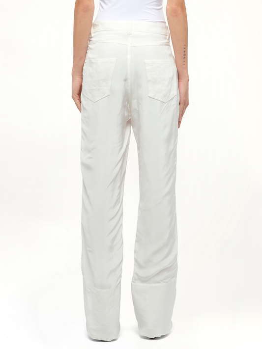 Lace Fisherman in White