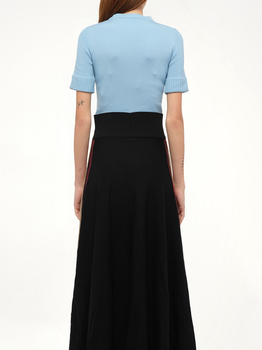 Stripe Bands Dress in Blue