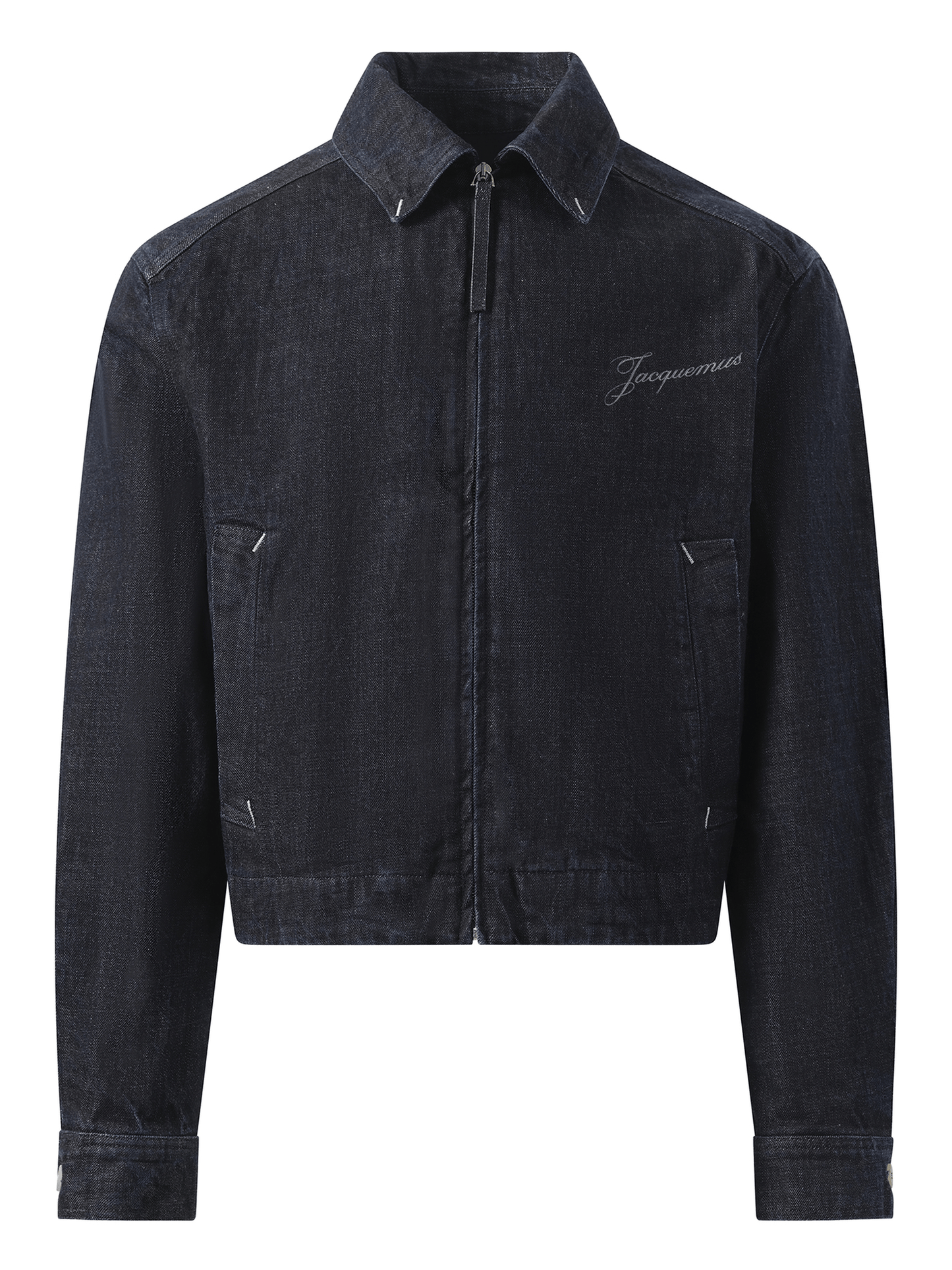 Jacquemus La Veste Denim Canevas in Dark Navy