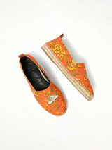 Loewe x Paula Prt Espadrille in Orange/Yellow Top View | LOEWE