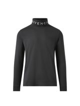 Givenchy Faded Logo Dyed Long Sleeve T-Shirt in Black/Grey