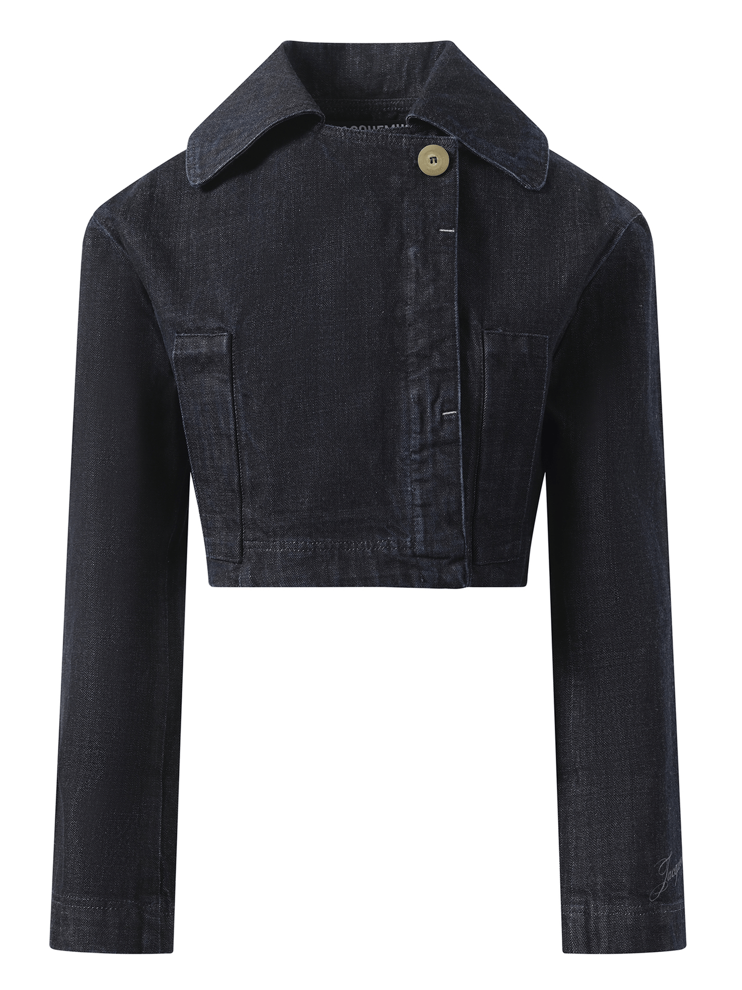 Jacquemus La Veste Denim Marino in Dark Navy