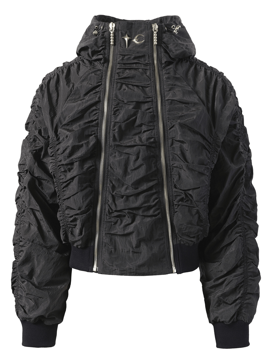 Thug Club Scarred Double Flying Bio Jacket in Black