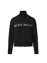 Givenchy Dove Tracksuit Zip Through Sweatshirt in Black