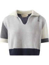 Marni V Neck Boxy Sweater in Sodium