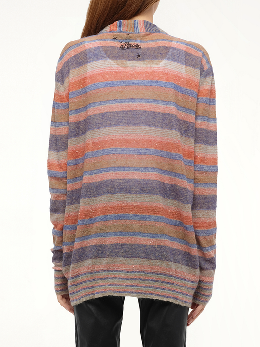 Loewe x Paula Stripe Cardigan in Multicolour