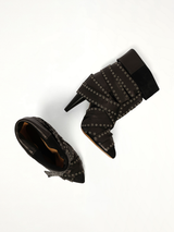 Aleen Boots in Black Top View | ISABEL MARANT