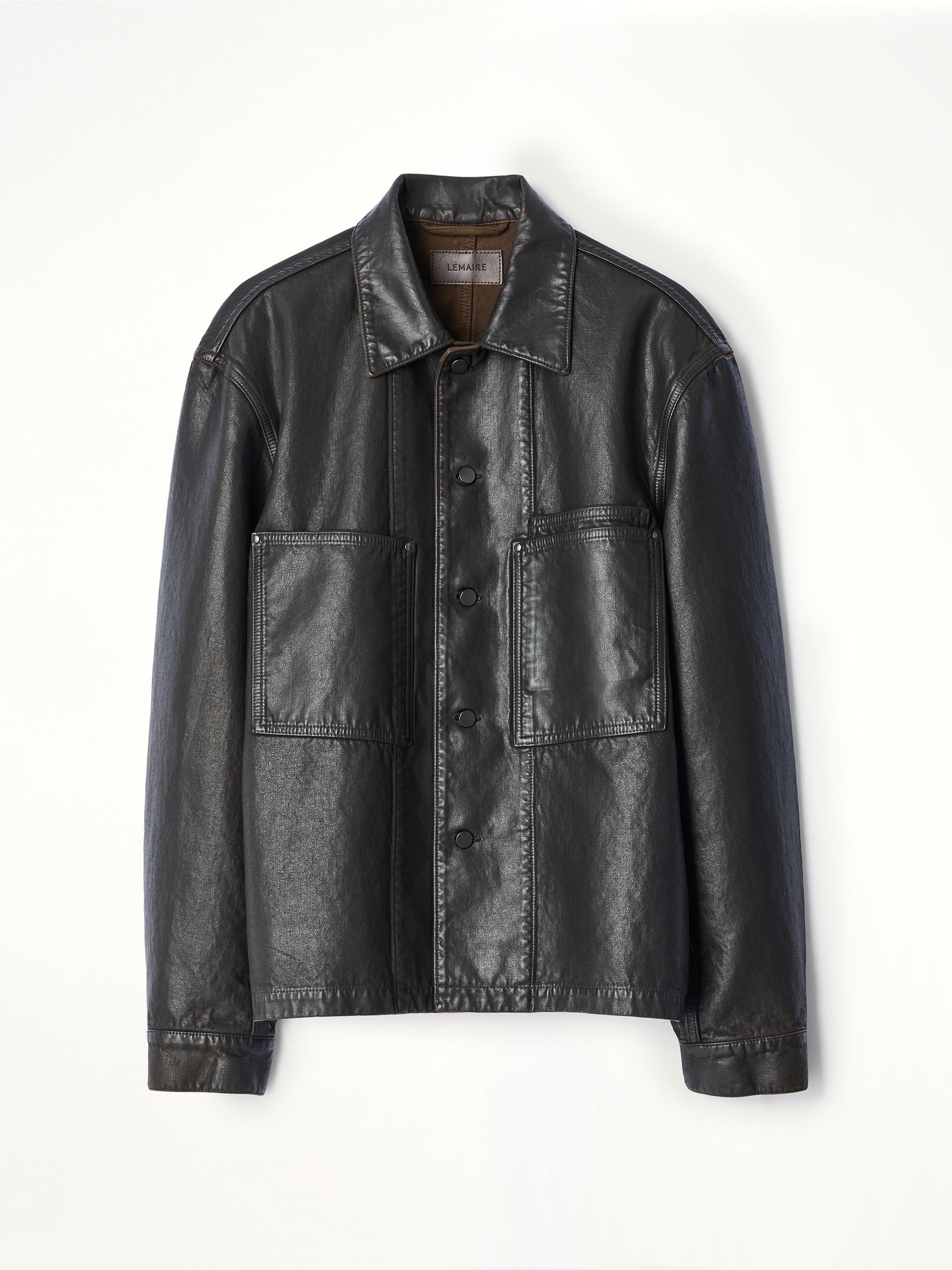Workwear Overshirt in Licorice