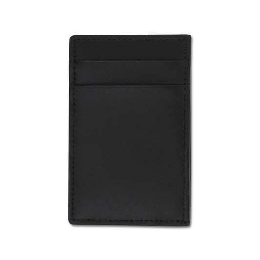 Graffiti Logo Credit Card Wallet in Black