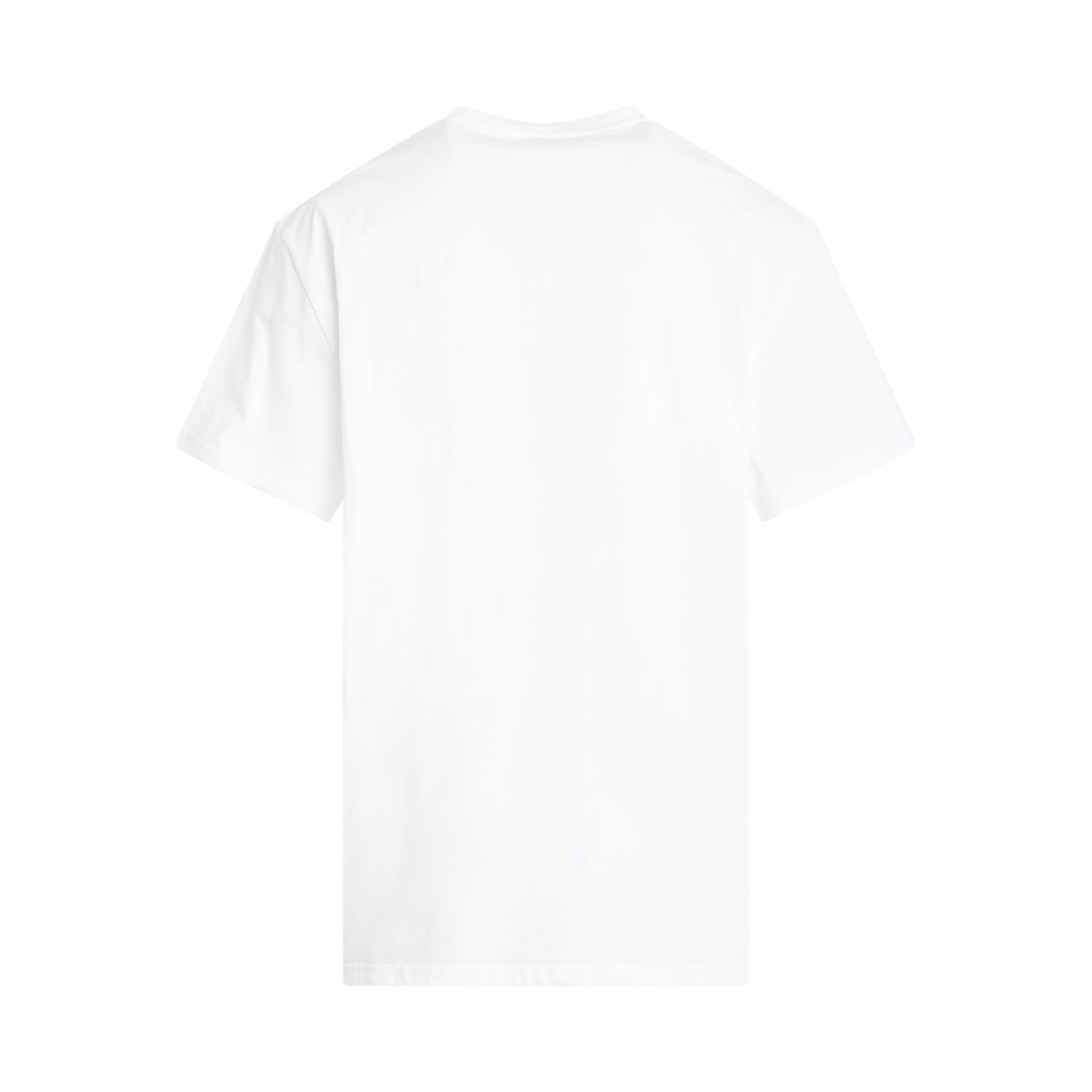 Graffiti Print T-Shirt in White/Mix