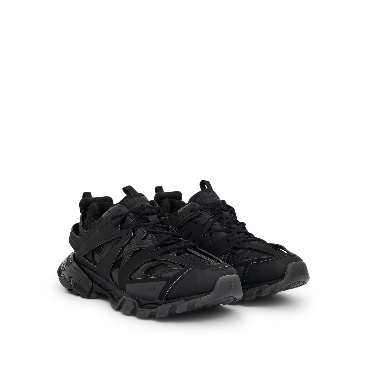 Track Clear Sole Sneaker in Black