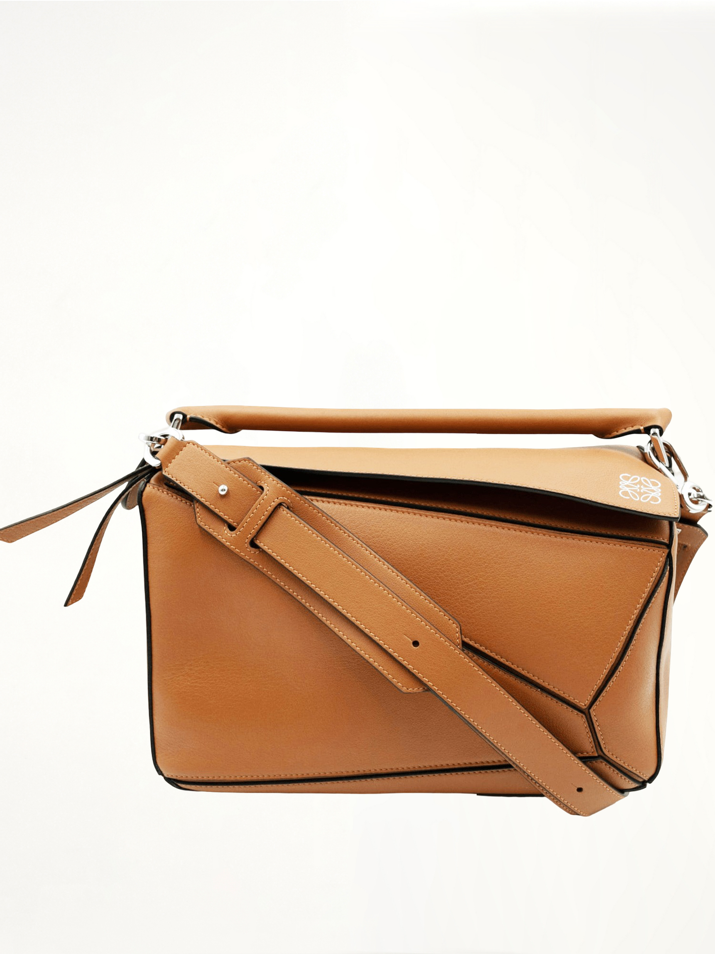 Large Puzzle Bag in Tan