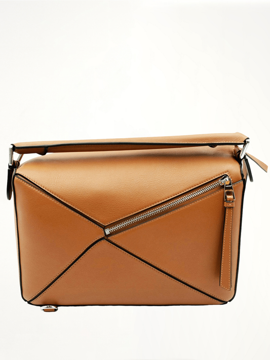 Large Puzzle Bag in Tan