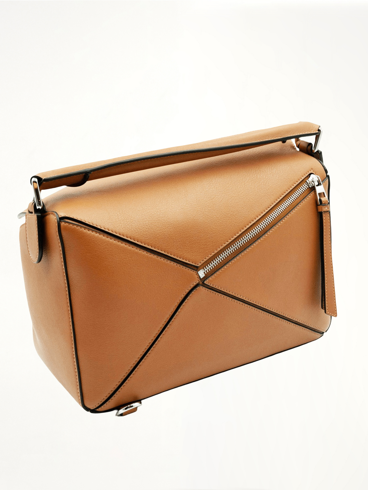 Large Puzzle Bag in Tan