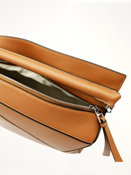 Large Puzzle Bag in Tan