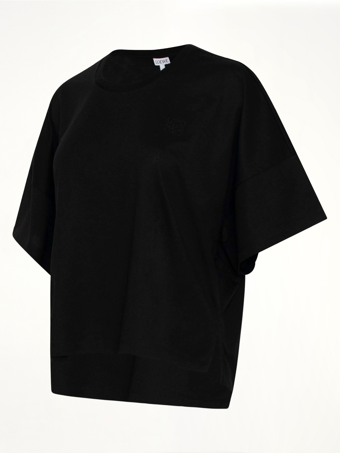 Short Oversize Anagram T-Shirt in Black