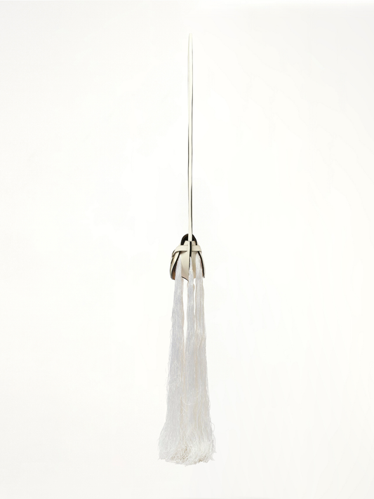 Gate Fringes Mini in White